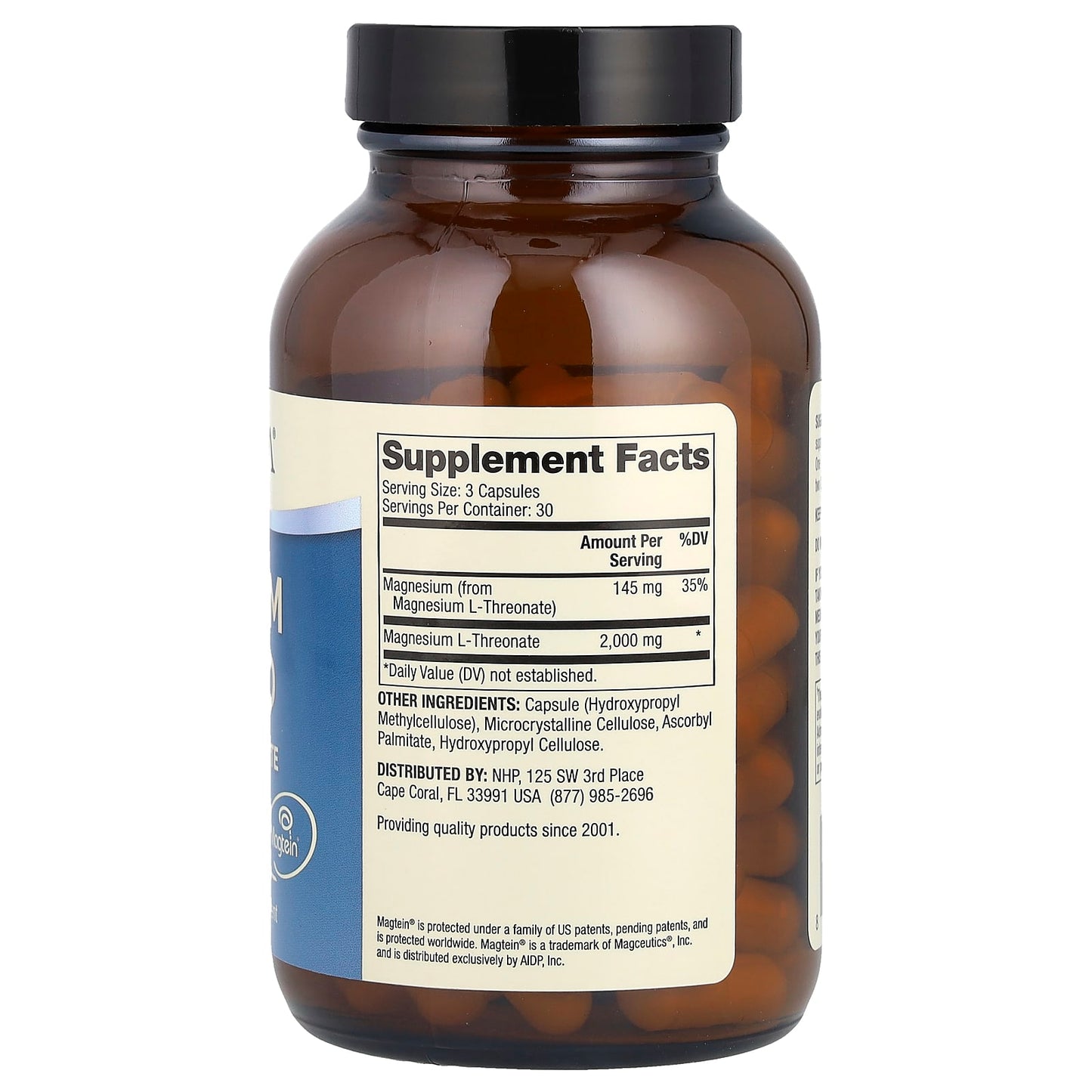 Magnesium Advanced L-Threonate (90 Capsules) L-treonato avanzado de magnesio (90 cápsulas)