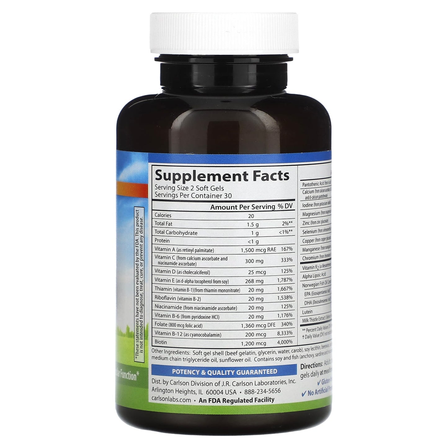 Nutra-Support Diabetes Iron-Free - 60 Softgels / Nutra-Support Diabetes Sin Hierro - 60 Cápsulas Blandas