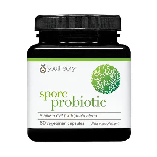 YOUTHEORY SPORE PROBIOTIC 6 BILLION+TRIPHALA BLEND 60 VCAPS