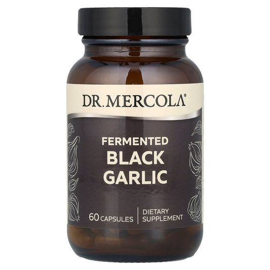 Fermented Black Garlic, 30 Servings (60 Capsules), Dietary Supplement, Supports Immune and Blood Pressure Health / Ajo negro fermentado, 30 porciones (60 cápsulas), suplemento dietético, apoya la salud inmunológica y de la presión arterial
