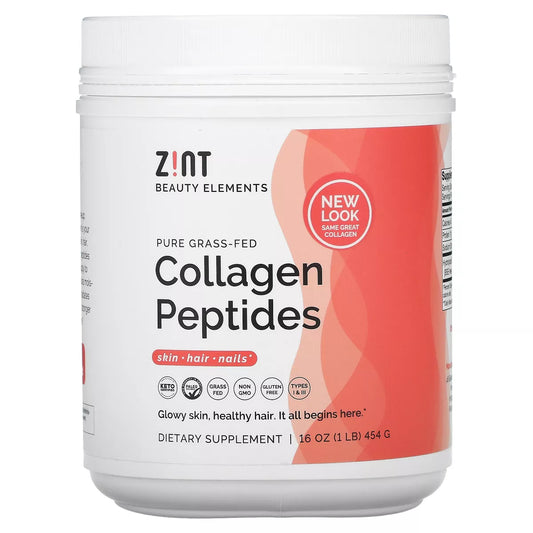 ZINT COLLAGEN PEPTIDES SKIN,HAIR,NAILS 1 LB / COLAGENO EN POLVO 1 LIBRA