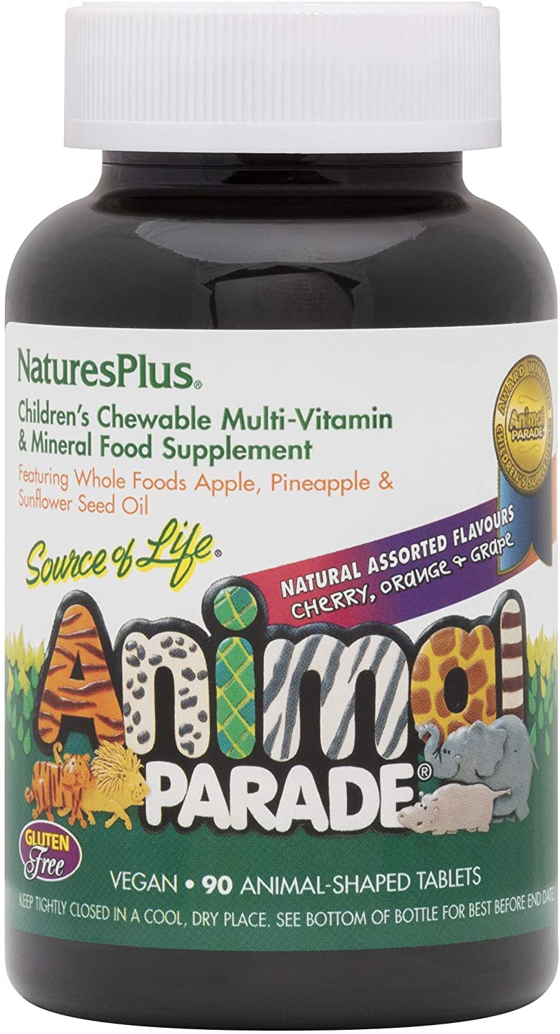 NATURES PLUS ANIMAL PARADE 90 ANIMAL-SHAPED TABLETS