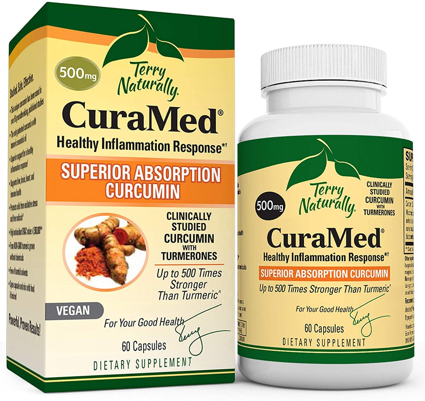 TERRY NATURALLY CURAMED SUPERIOR ABSORPTION CURCUMIN 60 CAPS