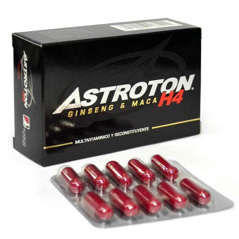 ASTROTON H4 GINSENG & MACA 60 CAPSULAS